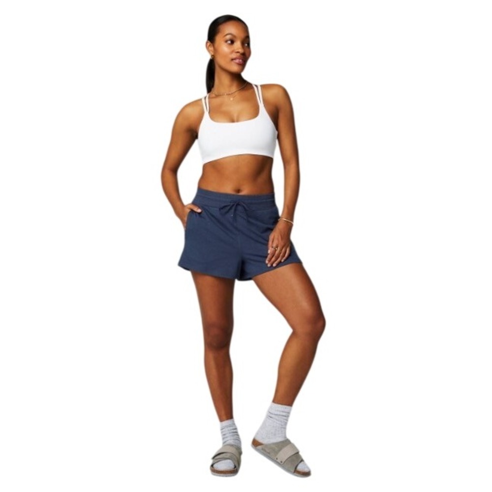 Fabletics Principal Low Impact Sports Bra White Multi-Strap Racerback Small - Picture 3 of 3